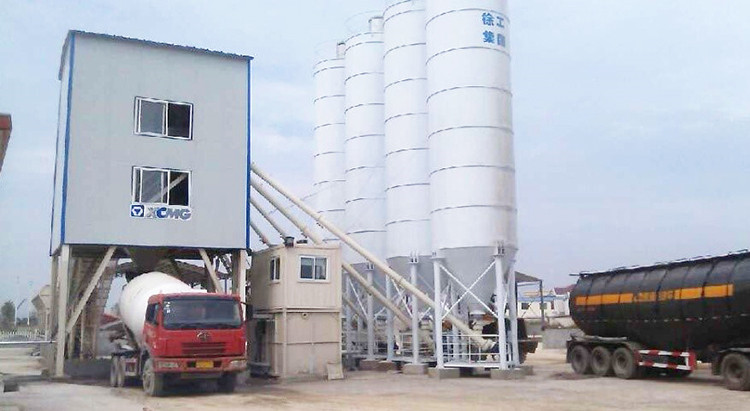 XCMG Official 90m3Concrete Mixing Batch Plant HZS90 mobile Concrete Batching Plant